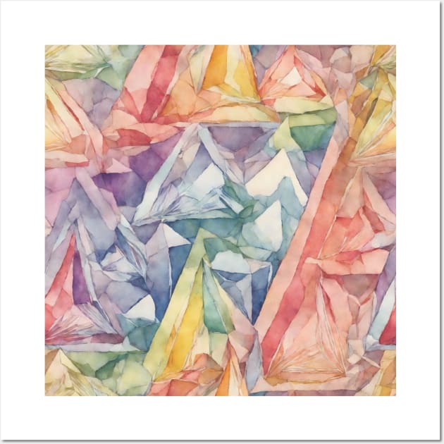 Vivid Rainbow Prism Wall Art by GracePaigePlaza